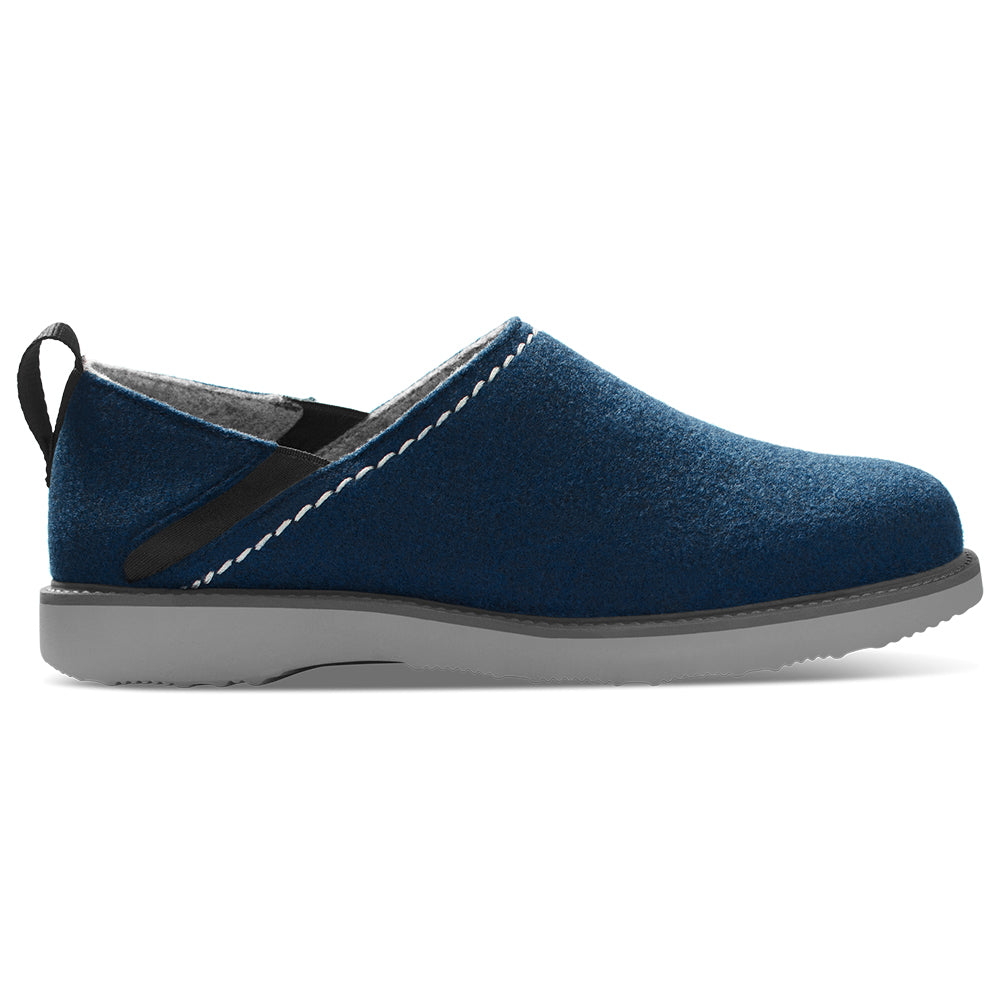Samuel Hubbard Home Spring Back Slip-on Shoes Royal Blue / Gray