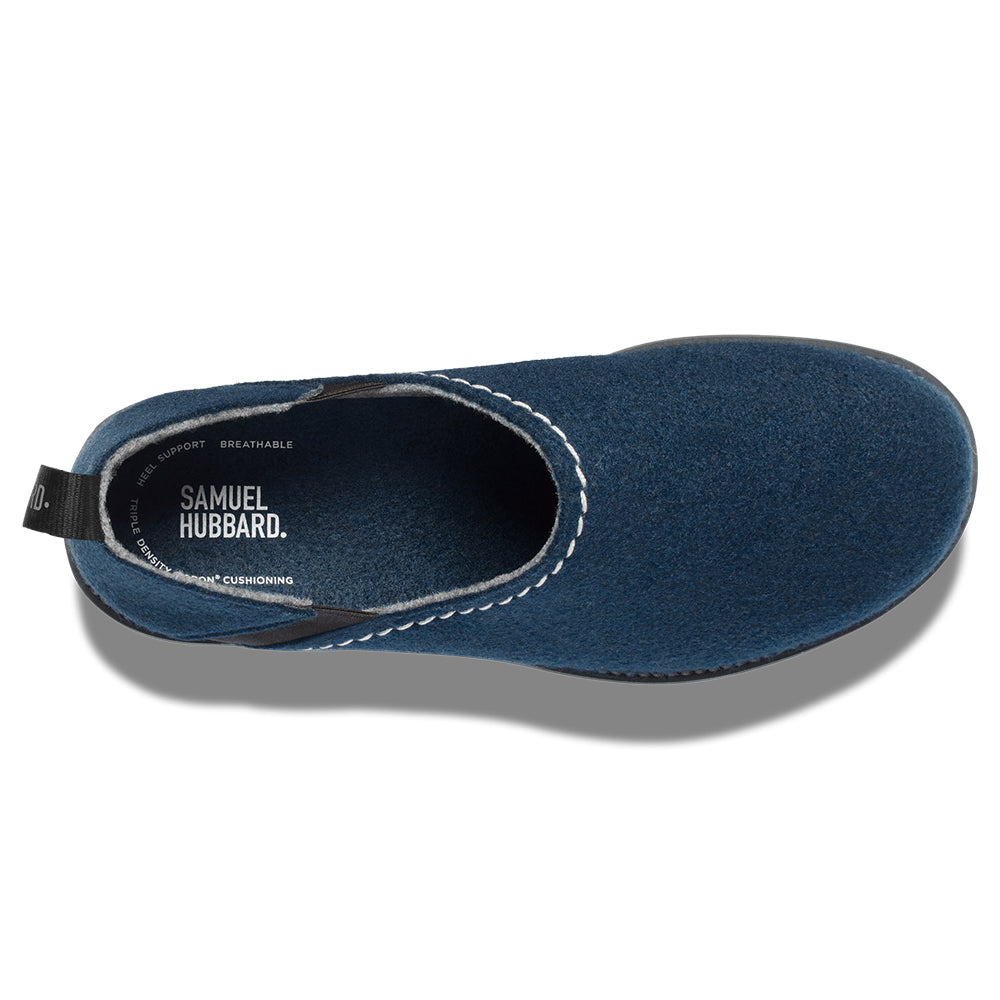 Samuel Hubbard Home Spring Back Slip-on Shoes Royal Blue / Gray
