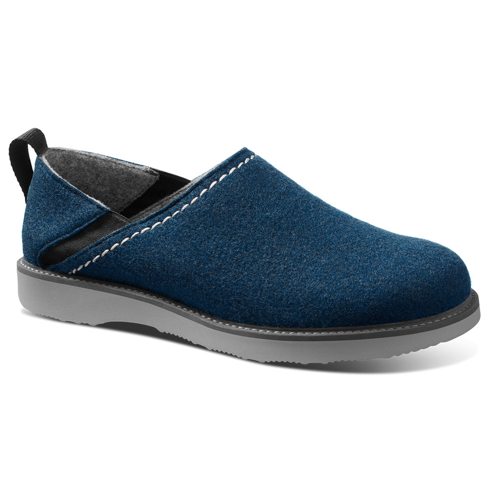 Samuel Hubbard Home Spring Back Slip-on Shoes Royal Blue / Gray