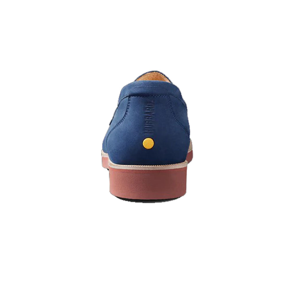 Samuel Hubbard Men's Tailored Traveler Suede Penny Loafers Navy