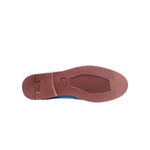 Samuel Hubbard Men's Tailored Traveler Suede Penny Loafers Navy