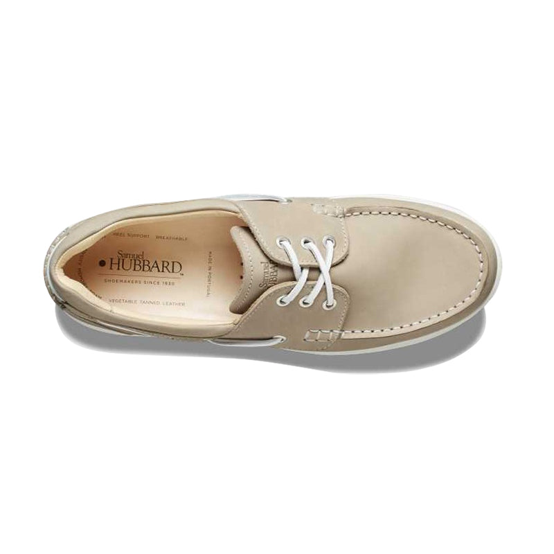 Samuel Hubbard New Endeavor Boat Shoes Driftwood Natural