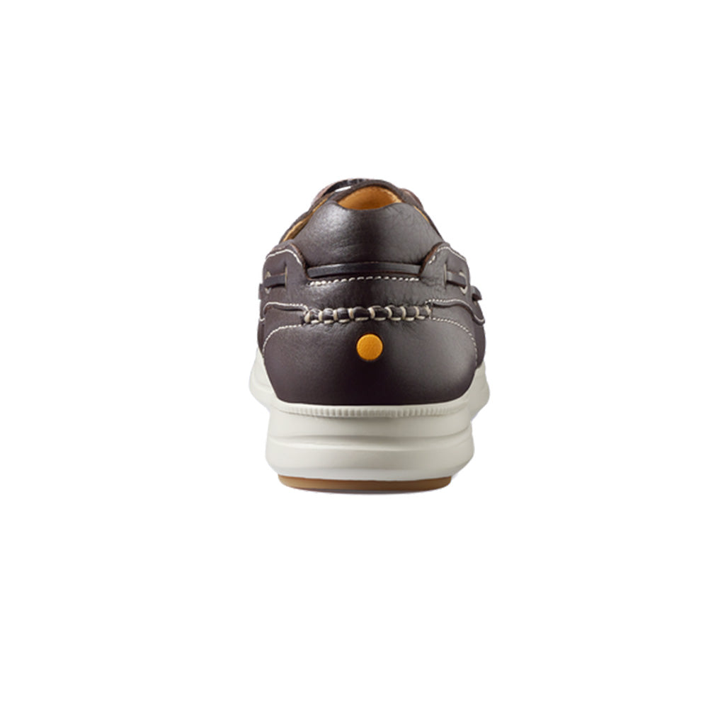 Samuel Hubbard New Endeavor Leather Boat Shoes Espresso Brown