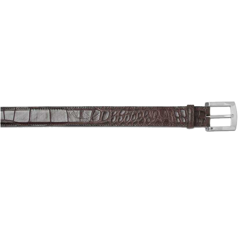 Samuel Hubbard Park Place Belt Chocolate Brown