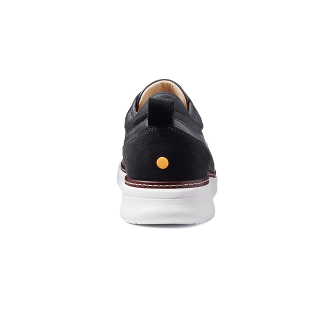 Samuel Hubbard Rafael Lace-Up Nubuck Sneakers Black