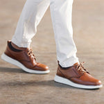 Samuel Hubbard Rafael Lace-Up Nubuck Sneakers Tan