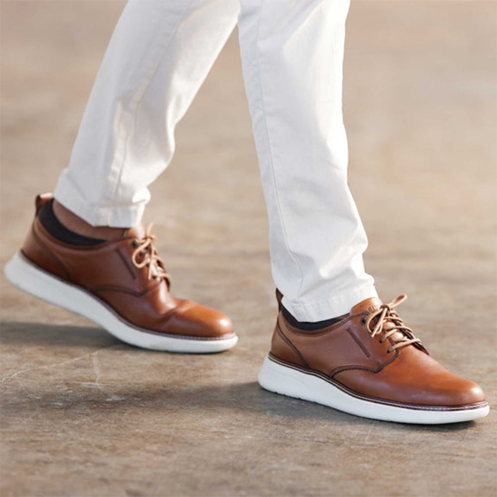 Samuel Hubbard Rafael Lace-Up Nubuck Sneakers Tan