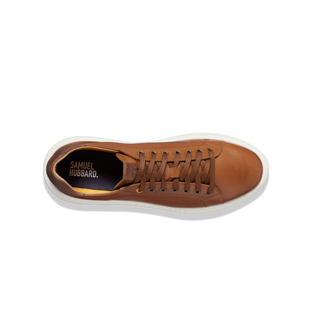 Samuel Hubbard Sunset Leather Sneakers Tan