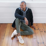 Samuel Hubbard Sunset Leather Sneakers Taupe