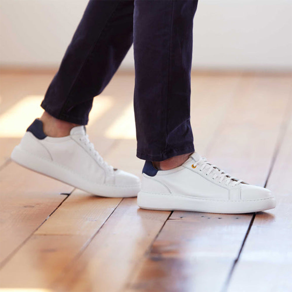 Samuel Hubbard Sunset Leather Sneakers White