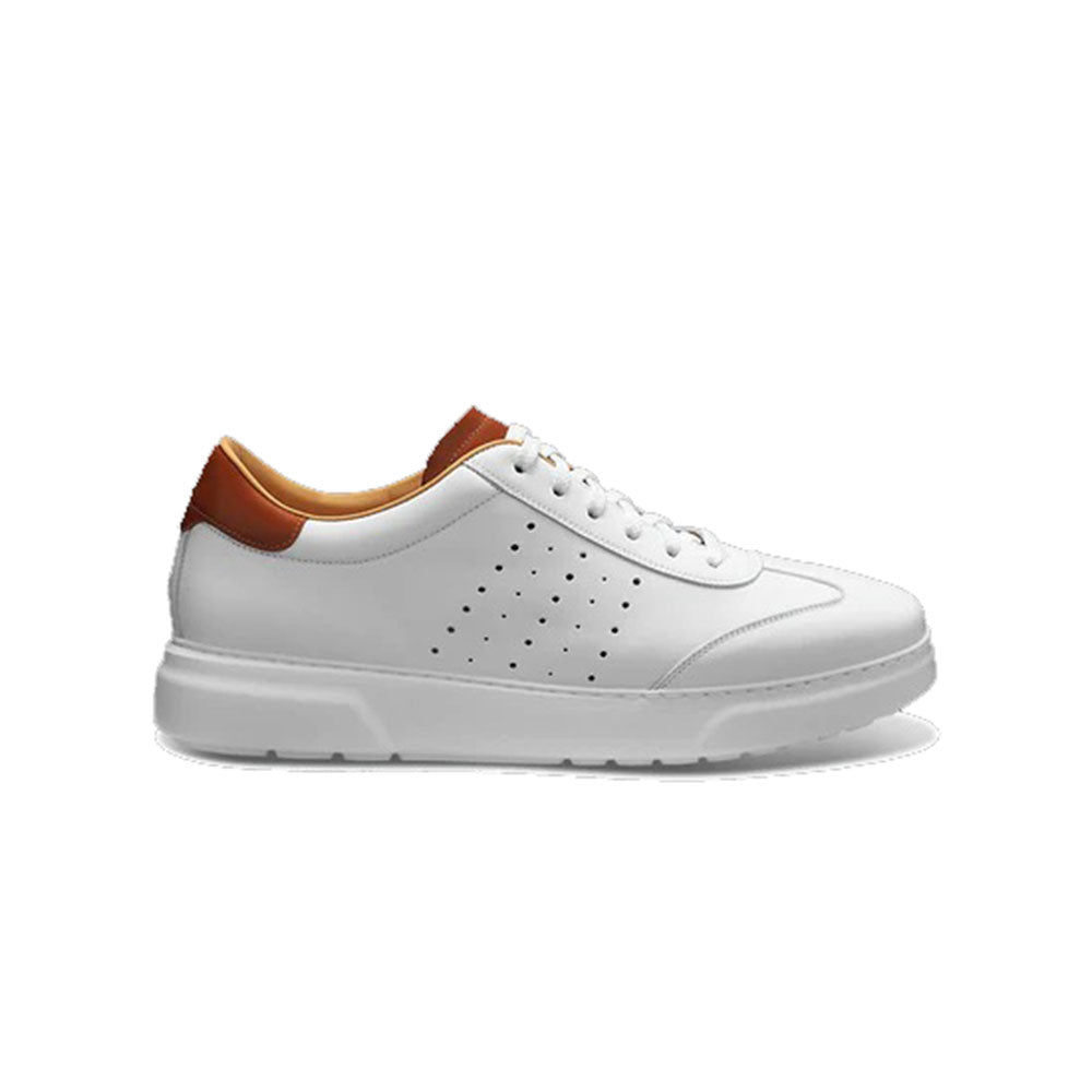Samuel Hubbard Tiburon Luxe Leather Sneakers Carrera White