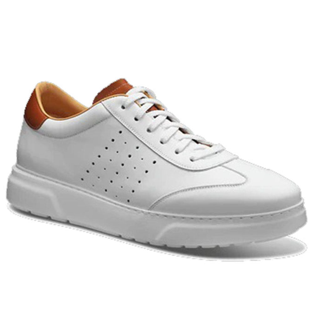 Samuel Hubbard Tiburon Luxe Leather Sneakers Carrera White