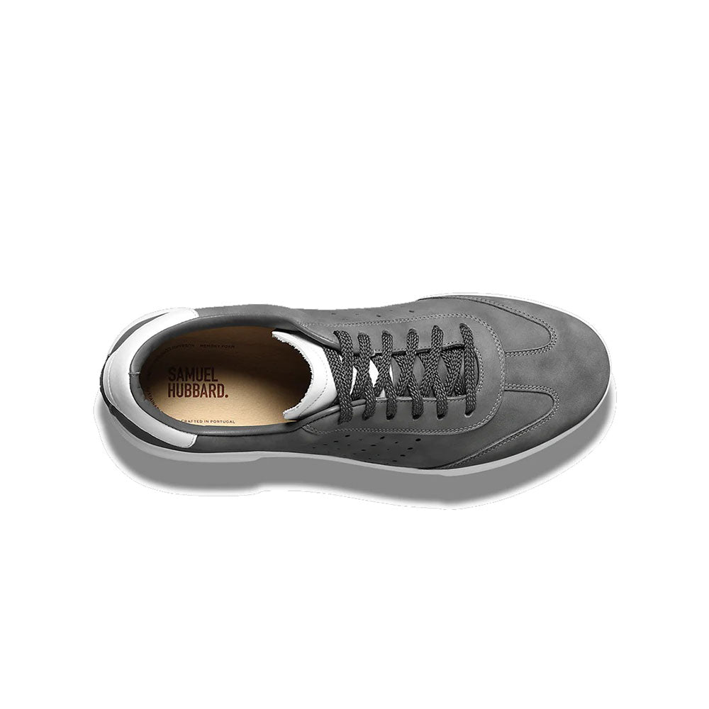 Samuel Hubbard Tiburon Luxe Leather Sneakers Pebble Gray