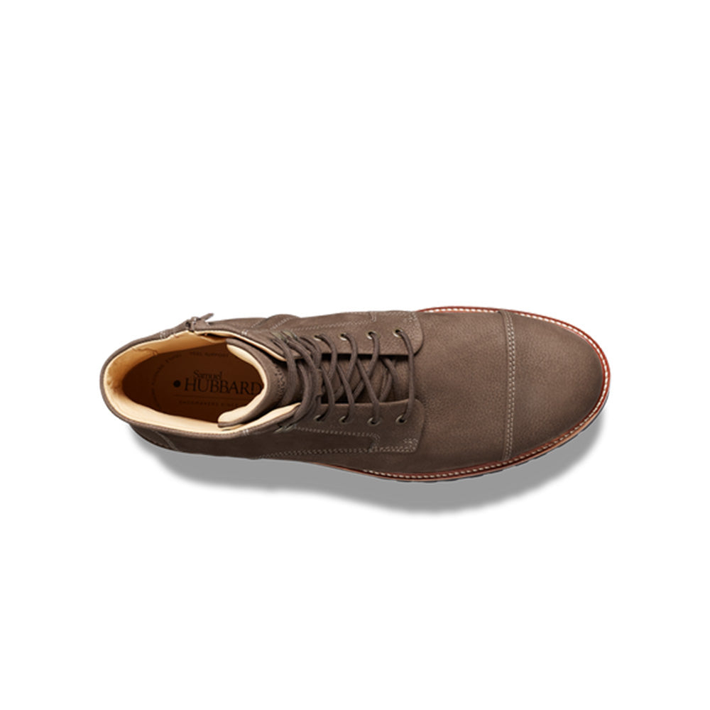 Samuel Hubbard Uptown Maverick Nubuck Boots Pebble Brown