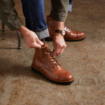 Samuel Hubbard Uptown Maverick Nubuck Boots Pebble Brown