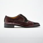Zelli San Martin Pecarry Lace-Up Cordovan