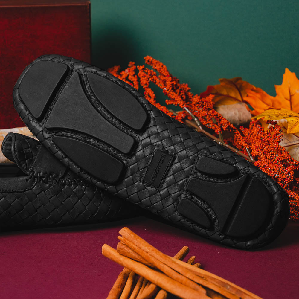 Robert Zur San Tropez Woven Shoes Black