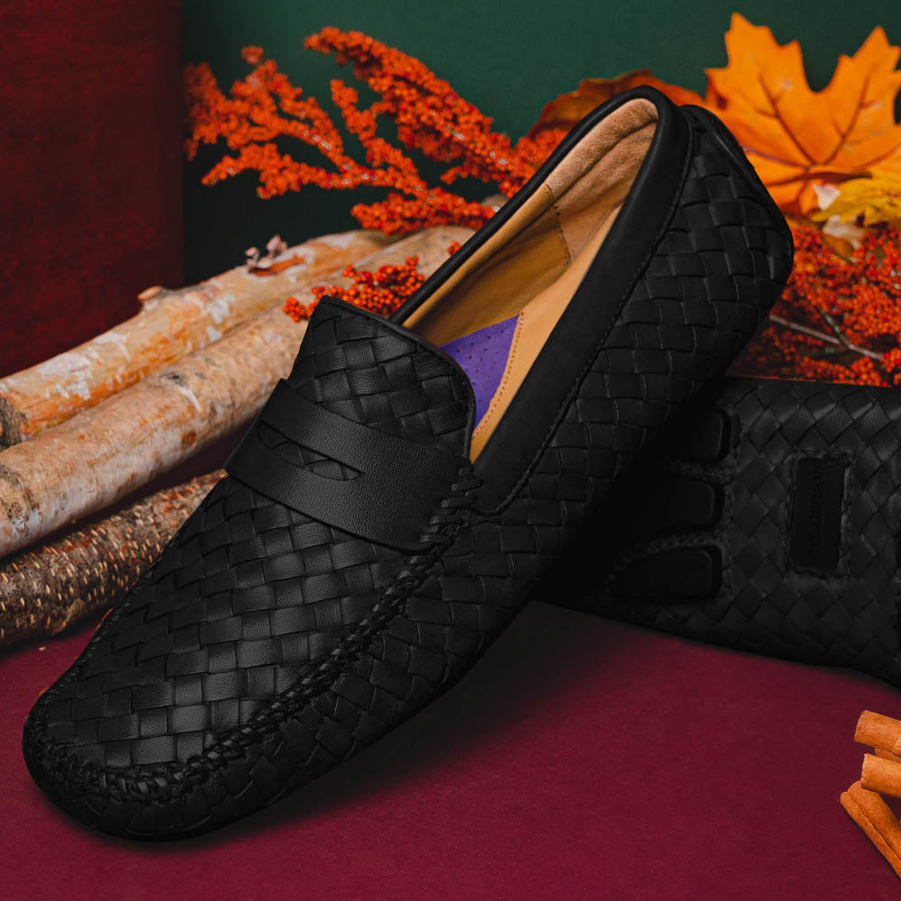 Robert Zur San Tropez Woven Shoes Black