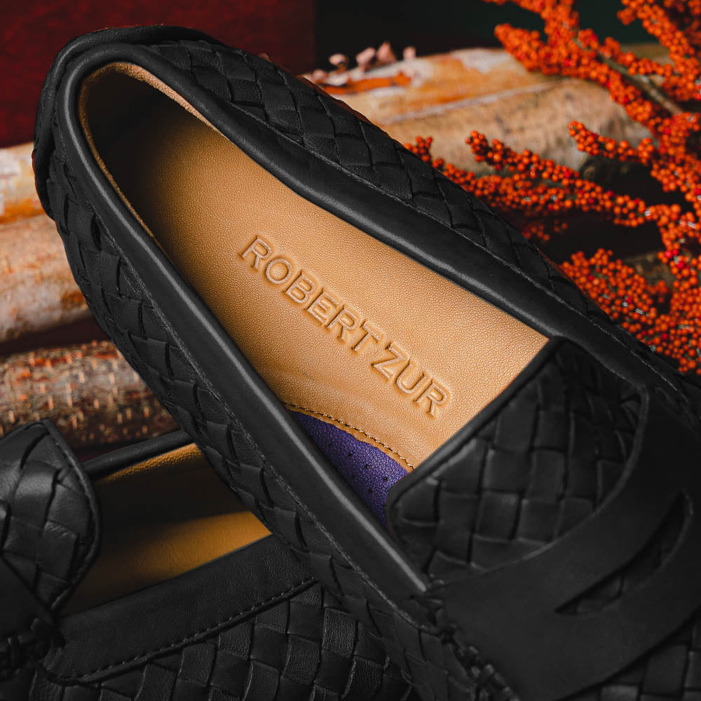 Robert Zur San Tropez Woven Shoes Black