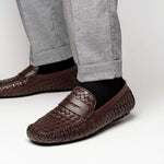 Robert Zur San Tropez Woven Shoes Vintage Luggage