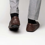 Robert Zur San Tropez Woven Shoes Vintage Luggage