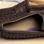 Robert Zur San Tropez Woven Shoes Vintage Luggage