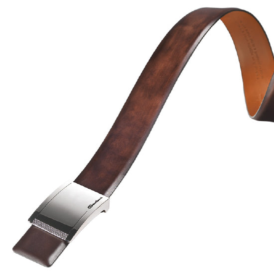 Santoni A50TE Belts Dark Brown