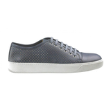Santoni Acadia SM6 Perforated Leather Sneakers Blue