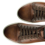 Santoni Acadia TQ2 Hand Antiqued Sneakers Brown