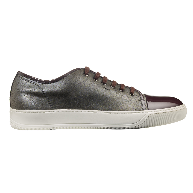 Santoni Acadia VM4 Sneakers Gray/Burgundy