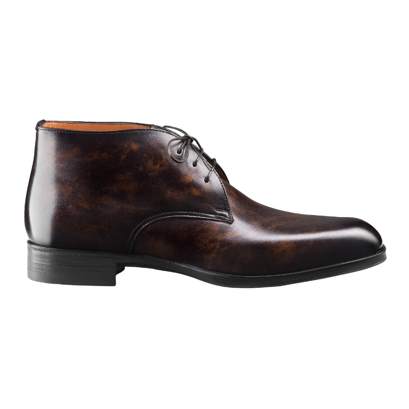 Santoni Andale CN3 Chukka Boots Brown
