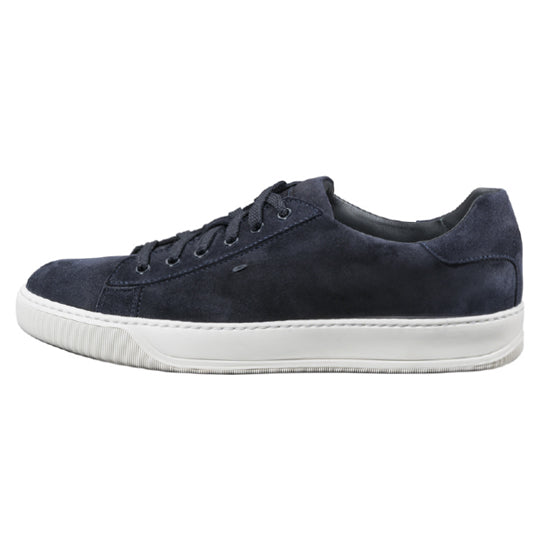 Santoni Apache P6 Suede Sneaker Navy Blue