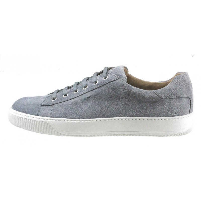Santoni Apache S6 Suede Sneakers Blue
