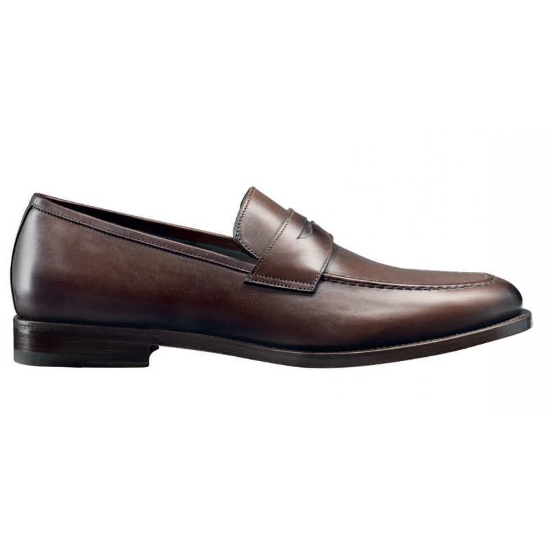 Santoni Atwater Calfskin Penny Loafers 