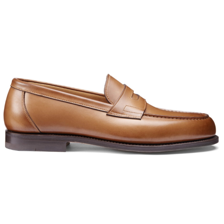 Santoni Beaman 5 Penny Loafers Light Brown