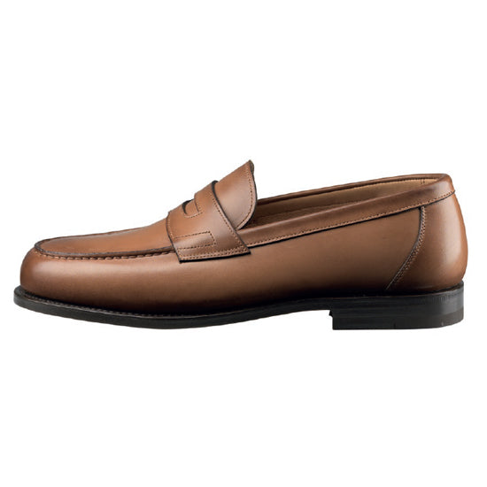 Santoni Beaman Slip On Shoes Tan