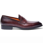 Santoni Blooming CLBS52 Penny Loafers Brown