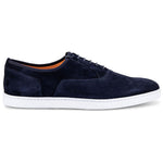 Santoni Bodice Suede Sneaker Blue