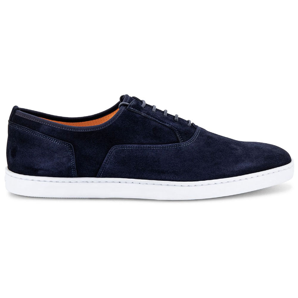 Santoni Bodice Suede Sneaker Blue