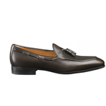 Santoni Braxton Tassel Loafers Dark Brown
