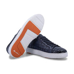 Santoni Byam Woven Sneakers Blue