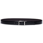 Santoni Calfskin Adjustable / Reversible Belt Dark Brown
