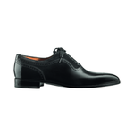 Santoni Canton VS1 Medallion Toe Oxfords Black