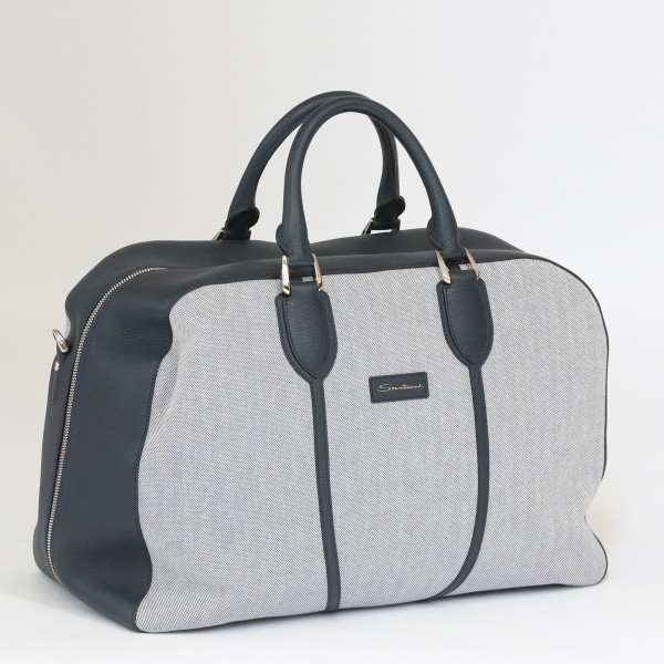 Santoni Canvas Weekender Bag