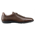 Santoni Cobia 3 Baby Calfskin Sneakers Dark Brown