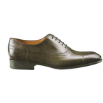 Santoni Danby B Medallion Toe Oxfords Dark Brown