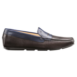 Santoni Danton BT3 Driving Loafers Dark Brown
