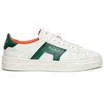 Santoni DBS1 Calfskin Sneakers Puro White / Green