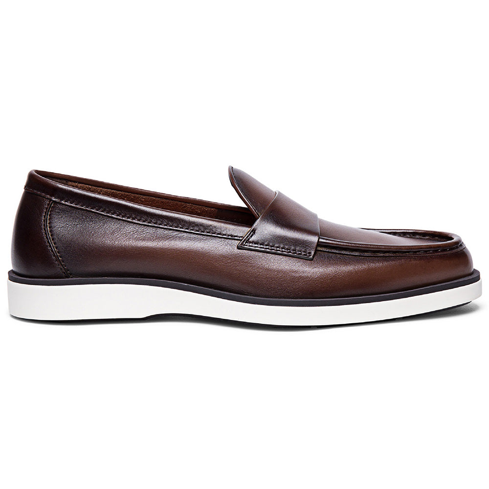 Santoni DETROIT-BI3-GBIT50 Penny Loafer Dark Brown