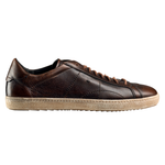 Santoni Dorado D2 Deerskin Sneakers Brown